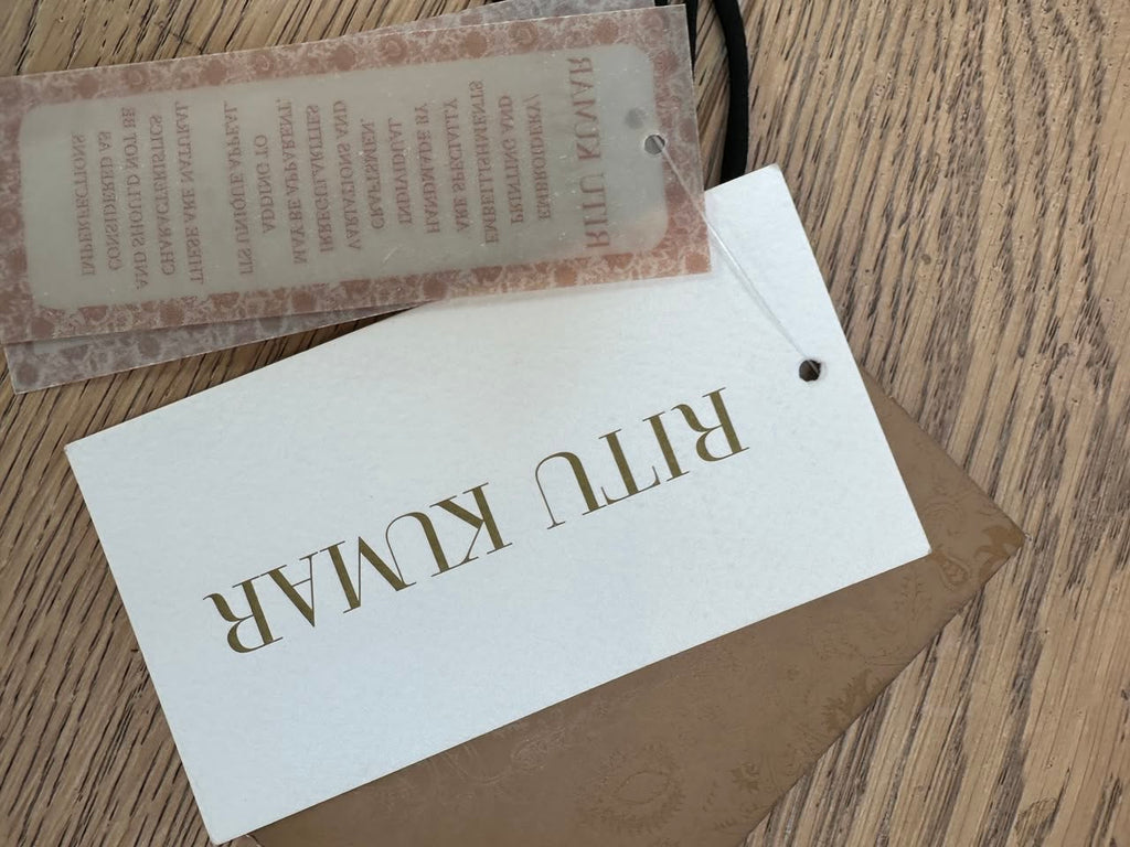 Ritu Kumar Black Embroidered Blouse