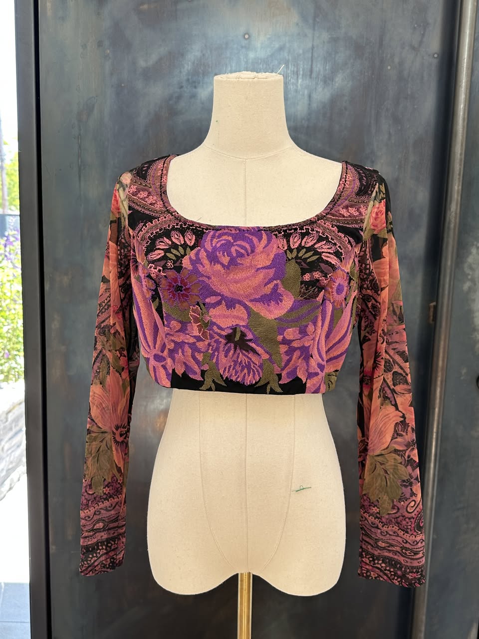 Ritu Kumar Black Embroidered Blouse