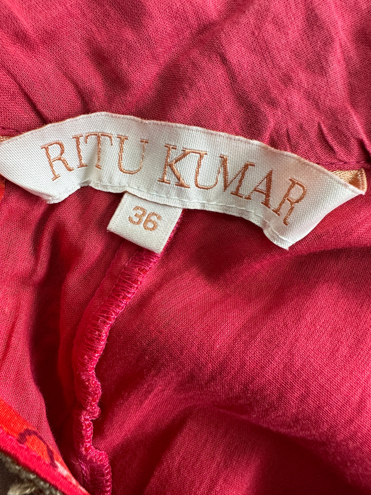 Ritu Kumar Fuchsia Dress