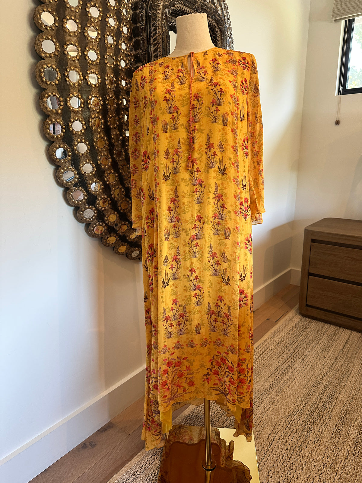 Anita Dongre Yellow Kurta — Top Only
