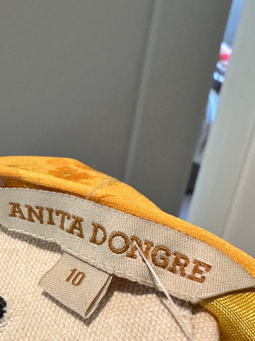 Anita Dongre Yellow Kurta — Top Only