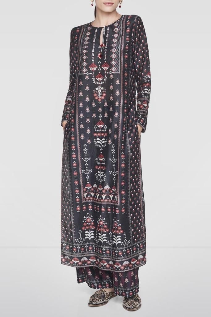 Anita Dongre Blue and Grey Kurta (Top only)